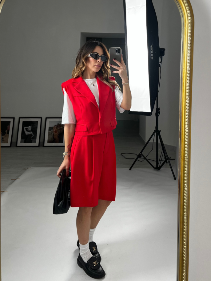 Set Flora rosso