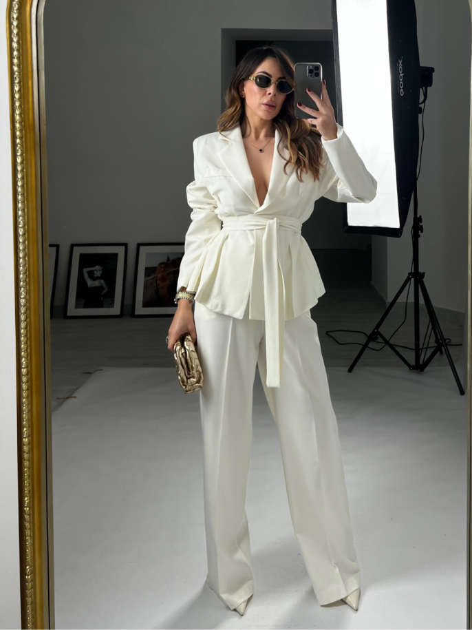 Tailleur Singapore panna