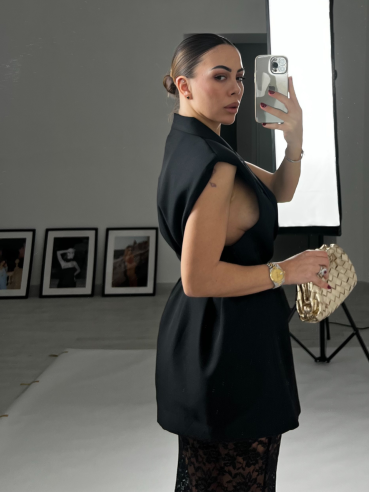 Gilet Monique nero