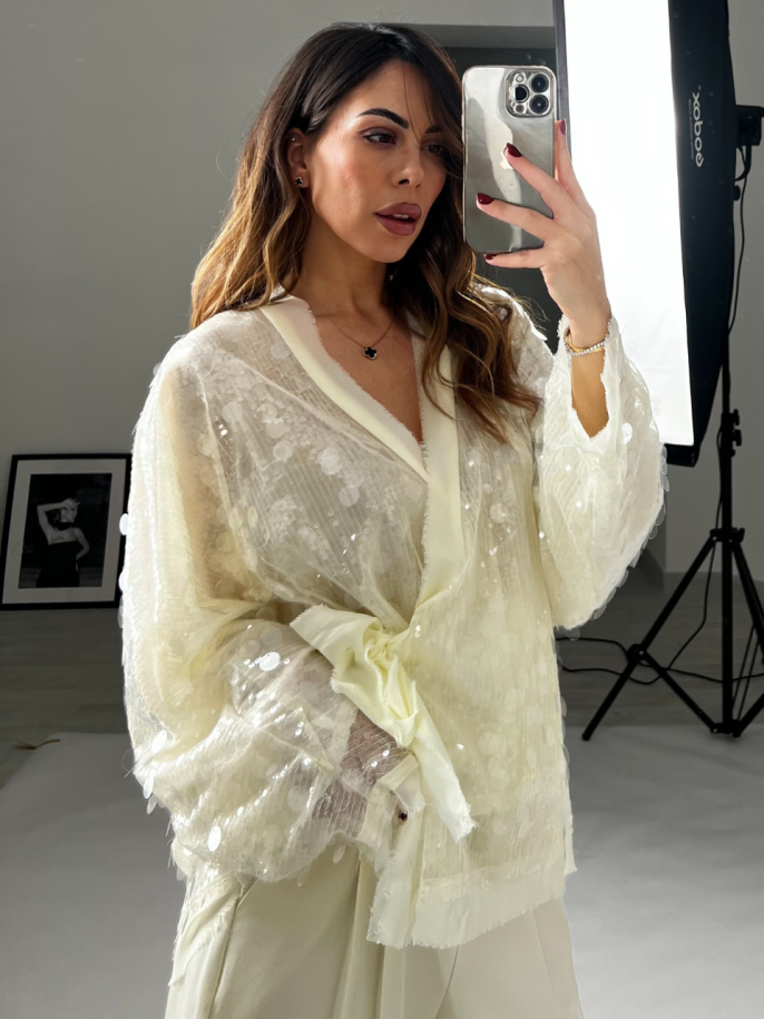 Incrociatina Lizzy paillettes