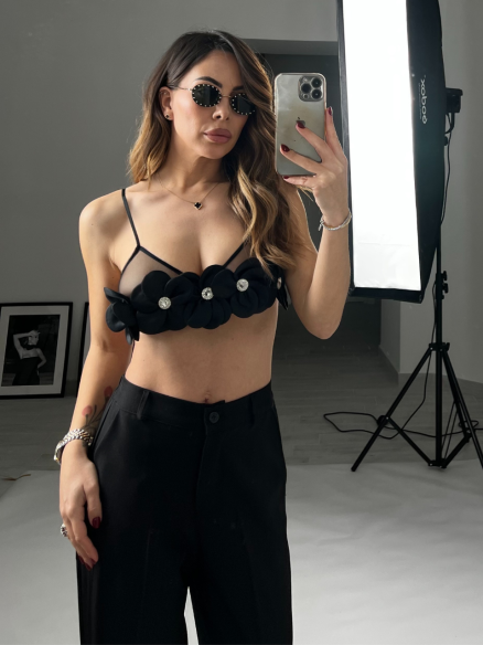 Bralette Violet nera