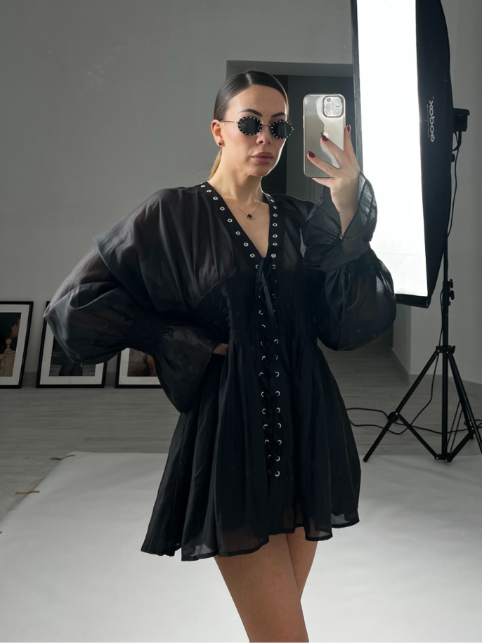 Mini Dress Eloise nero