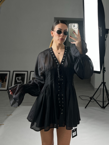 Mini Dress Eloise nero