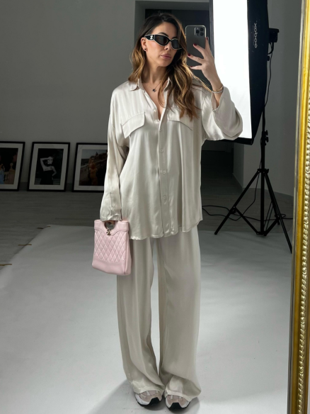 Set Satin Icy ghiaccio