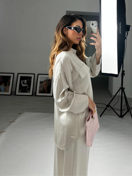 Set Satin Icy ghiaccio