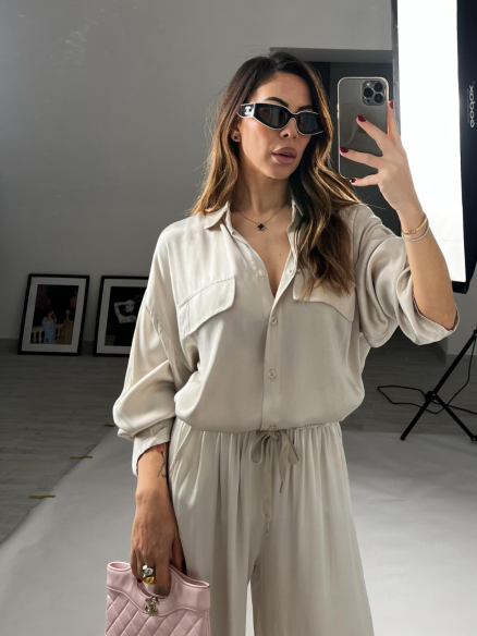 Set Satin Icy ghiaccio