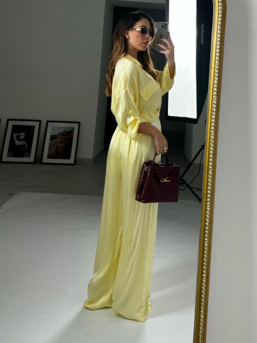 Set Satin Icy giallo