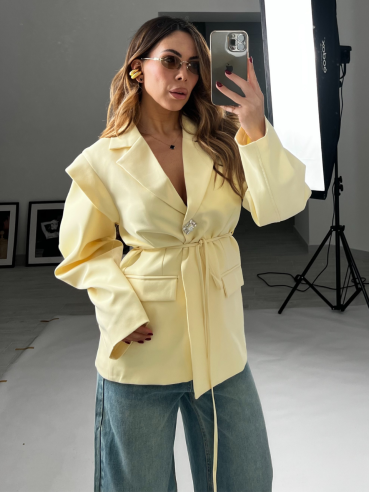 Blazer Anastasia paglierino