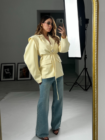 Blazer Anastasia paglierino