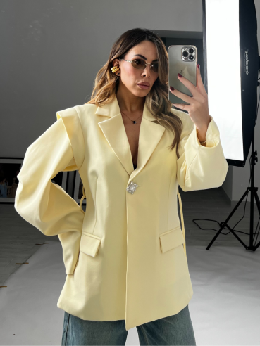 Blazer Anastasia paglierino