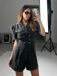 Salopette Norma grigia