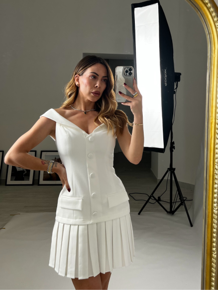 Mini Dress Camilla bianco Mini Dress Camilla bianco