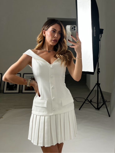 Mini Dress Camilla bianco