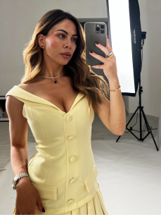 Mini Dress Camilla giallo 2