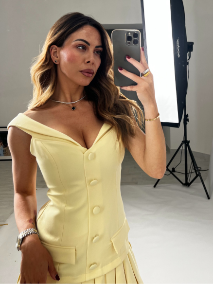 Mini Dress Camilla giallo