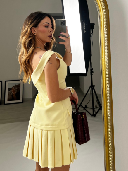 Mini Dress Camilla giallo