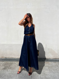 Midi Dress Luna Denim 2