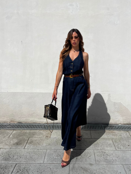 Midi Dress Luna Denim