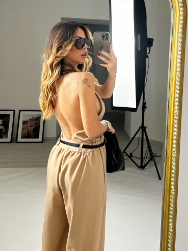 Jumpsuit Miriam camel