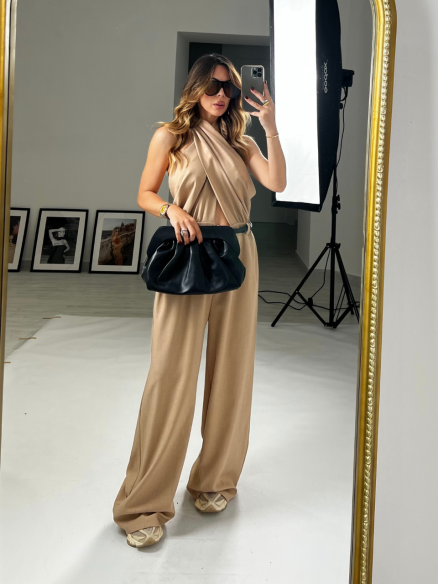 Jumpsuit Miriam camel