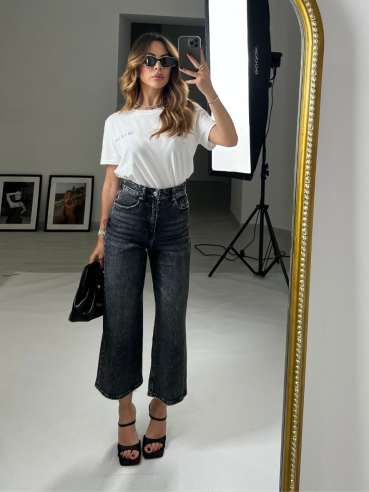 Denim Serafina cropped