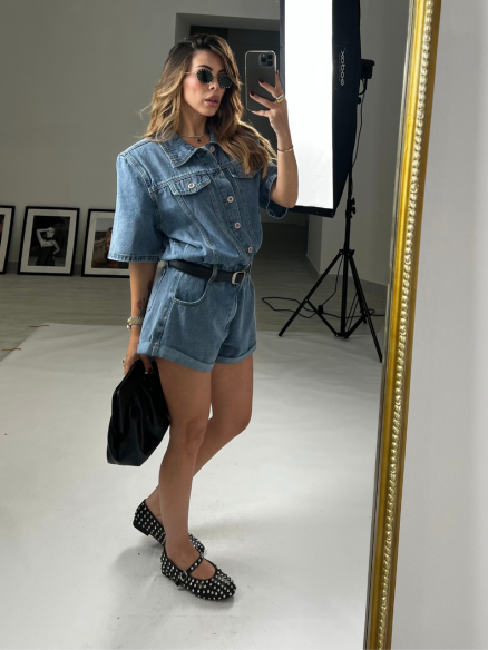 Salopette Alessia Denim Salopette Alessia Denim
