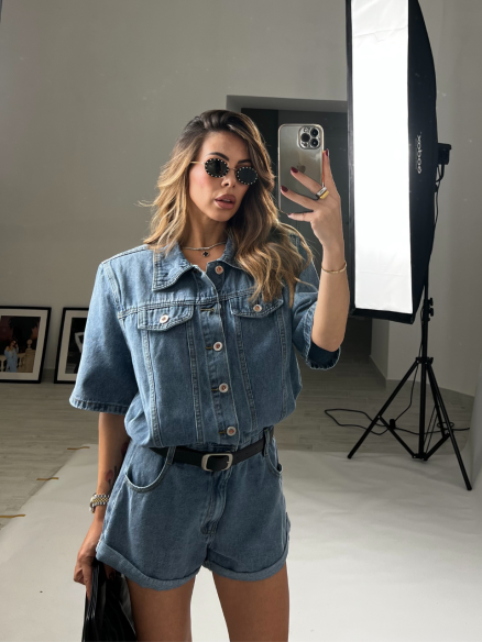 Salopette Alessia Denim Salopette Alessia Denim