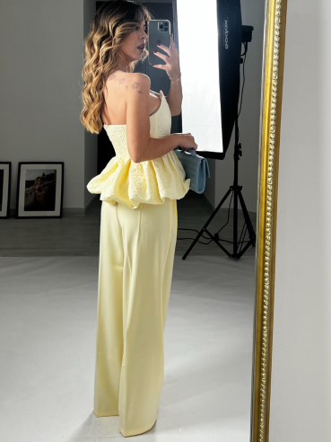 Pantalone Clotilde paglierino
