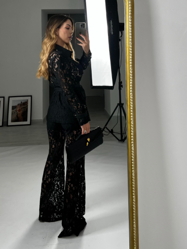 Set Gisella pizzo nero