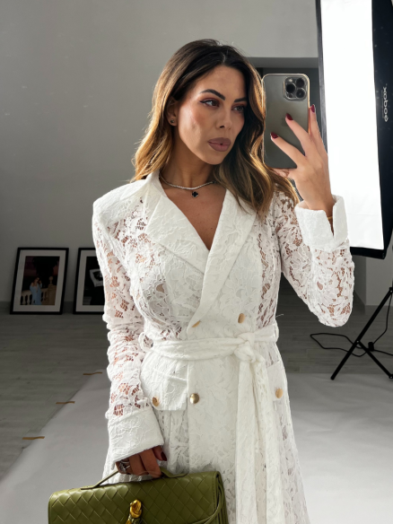 Dress Natalia pizzo bianco Dress Natalia pizzo bianco