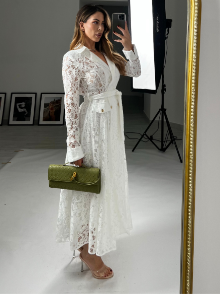 Dress Natalia pizzo bianco Dress Natalia pizzo bianco