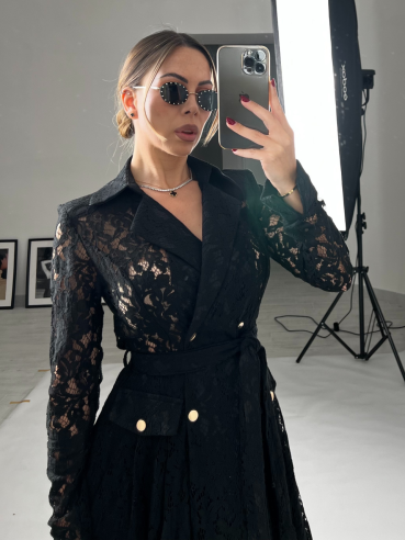 Dress Natalia pizzo nero