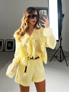 Shorts Tamara giallo