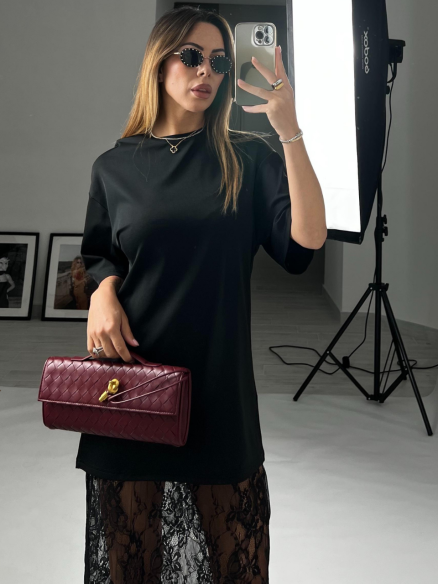 T-shirt + dress Anita nero T-shirt + dress Anita nero