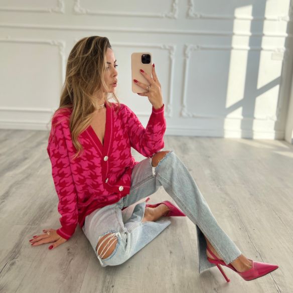 Cardigan Pied de poule