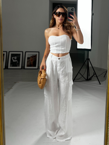 Set cargo Soraya bianco
