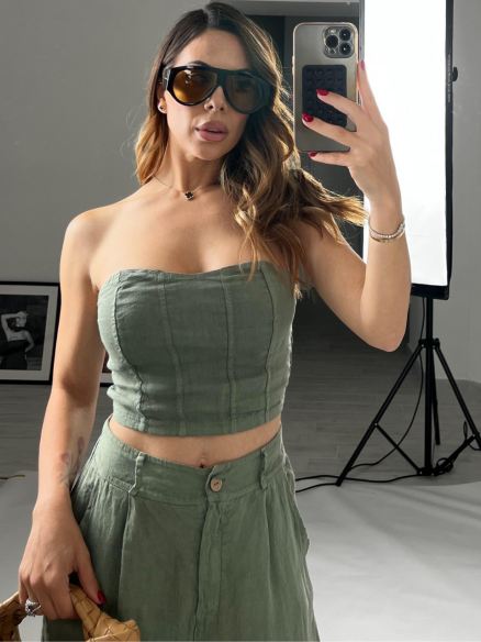 Set cargo Soraya verde Set cargo Soraya verde