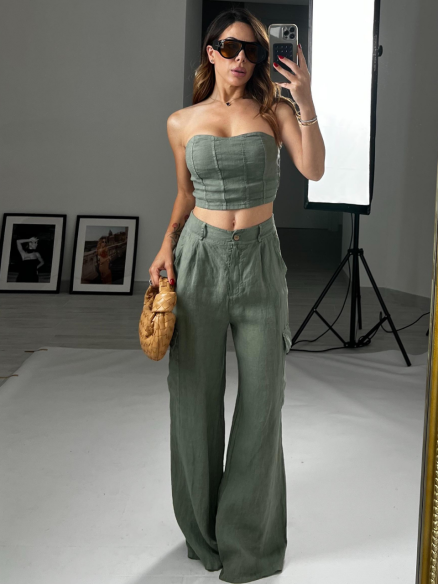 Set cargo Soraya verde Set cargo Soraya verde