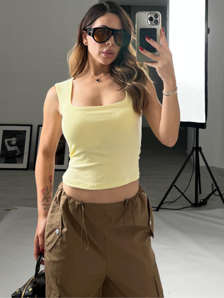 Canotta Gaia giallo Canotta Gaia giallo