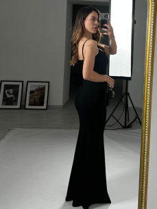 Long dress Clio nero 2