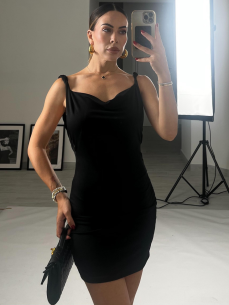 Mini Dress Nicole nero
