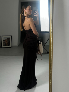 Maxi Dress Nefertiti choco 2