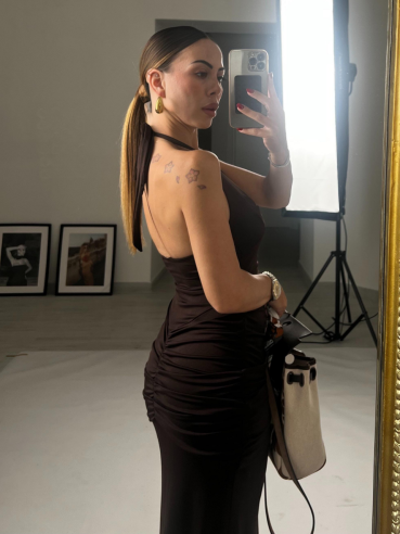 Maxi Dress Nefertiti choco