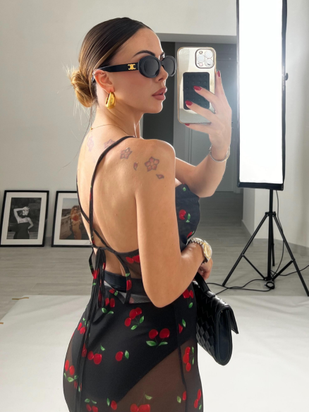 Maxi Dress velato cherry Maxi Dress velato cherry