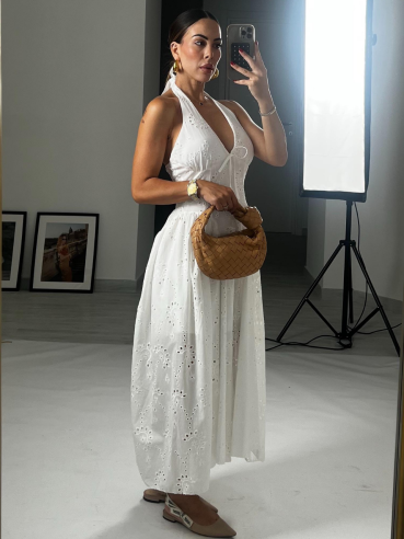 Midi Dress Atena bianco