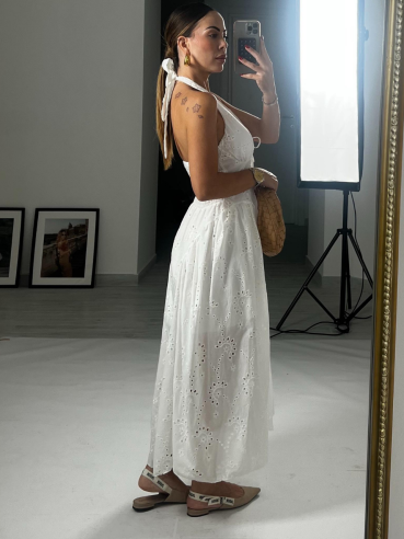 Midi Dress Atena bianco
