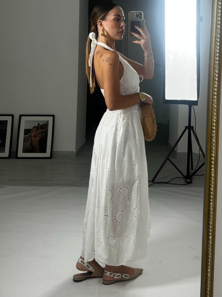 Midi Dress Atena bianco Midi Dress Atena bianco