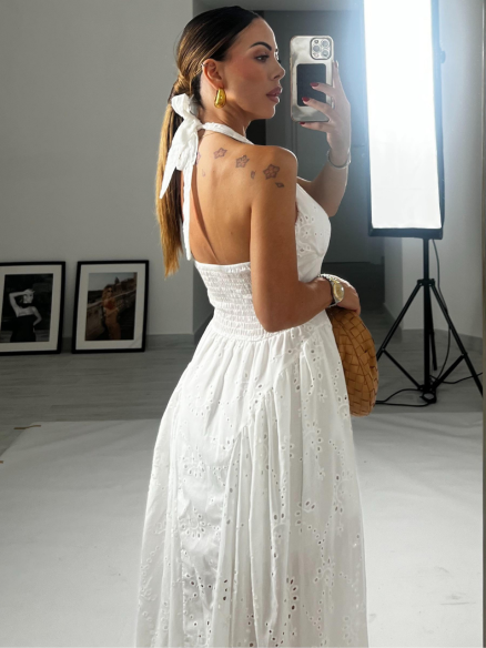 Midi Dress Atena bianco Midi Dress Atena bianco