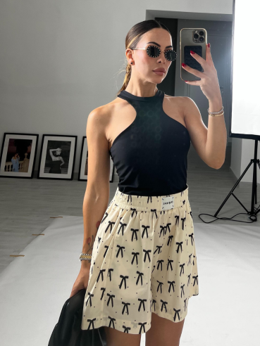 Top lycra Carol nero