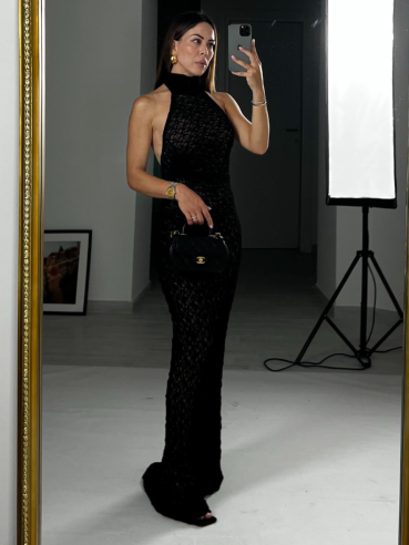 Maxi Dress Iside nero